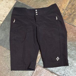 0621 4 ALL by JOFIT size 2 x 12" Black Long Shorts